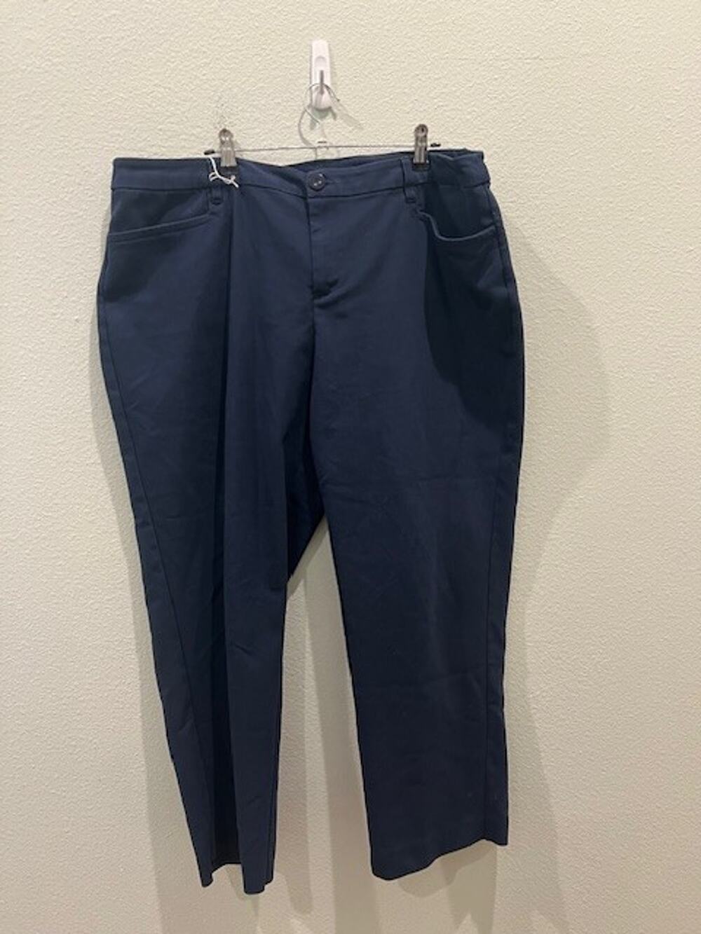 cj banks Women's Blue Petite 16W Work Trousers